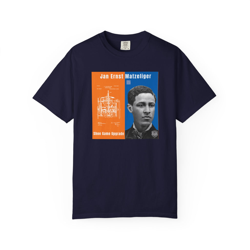 Jan Ernst Matzeliger Portrait T-Shirt – Historical Inventor Graphic Tee (City Champs)