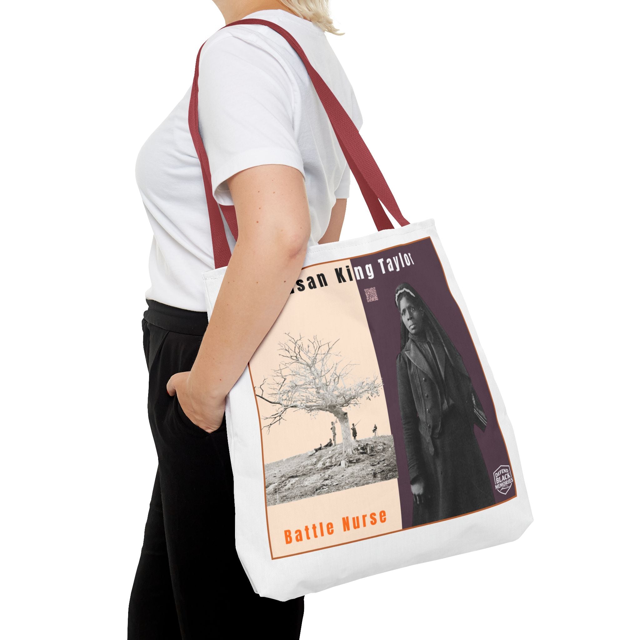 Susan King Taylor Tote Bag (White)