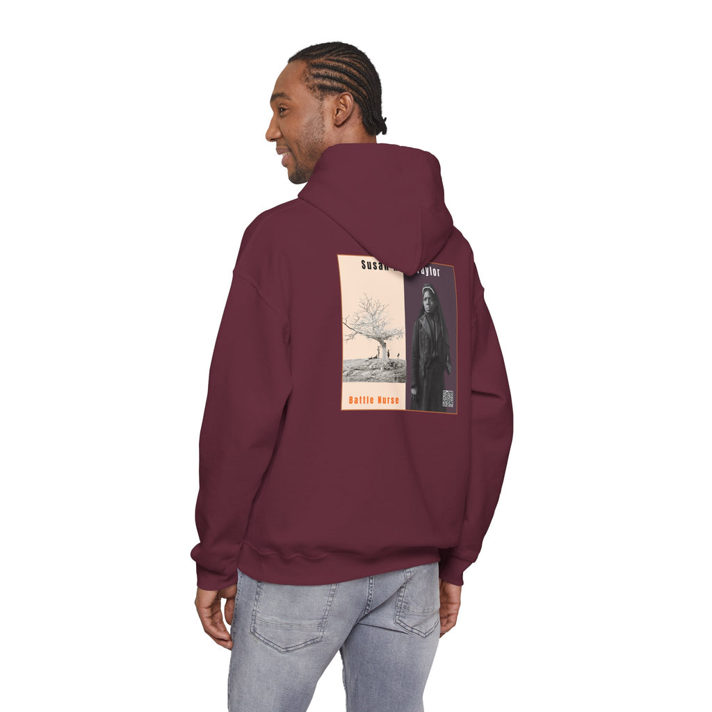 Susan King Taylor, Unisex, Historical Portrait, Heavy Blend™ Hooded Sweatshirt