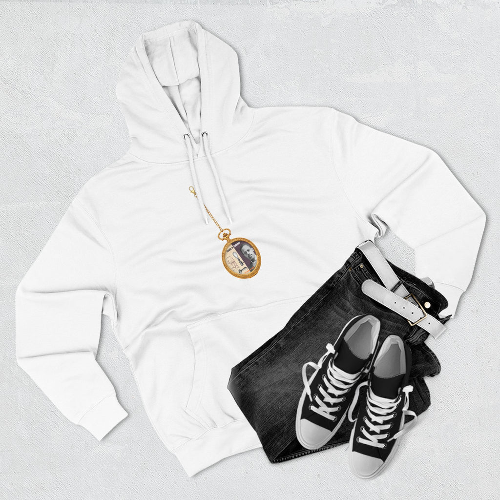 Lewis H Latimer Pocket Watch Three-Panel Fleece Hoodie
