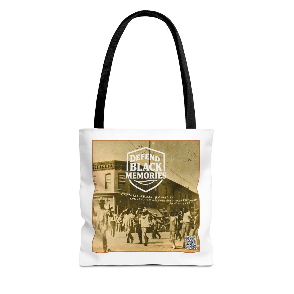 Defend Black Memories:Tulsa Massacre Historical Photo AOP Tote Bag