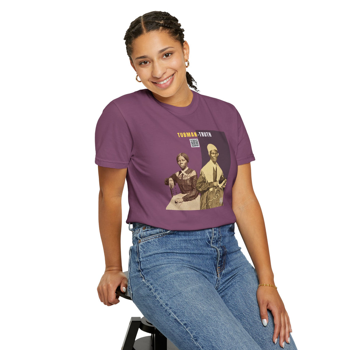 Tubman-Truth Historical Portrait Graphic Tee (City Champs)