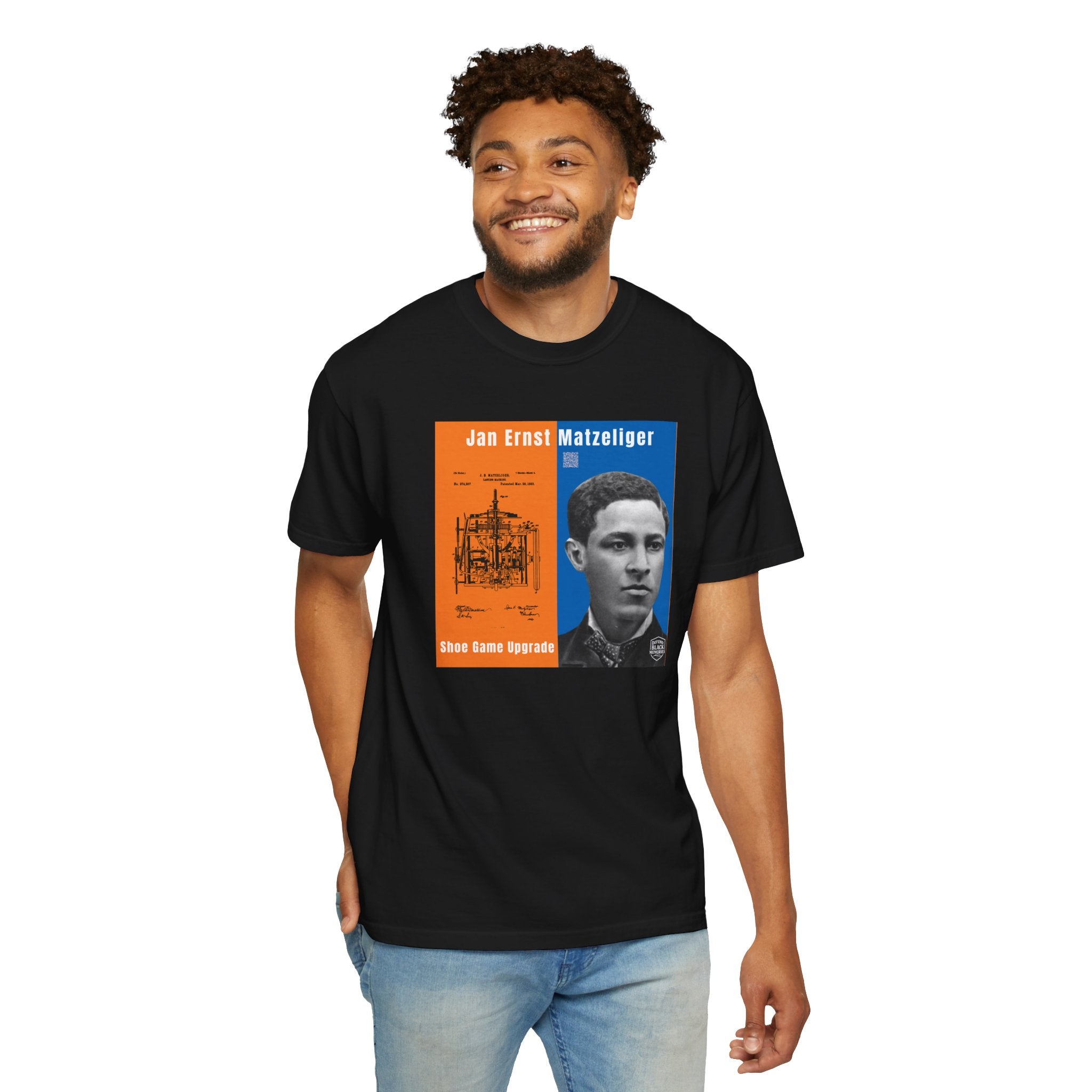 Jan Ernst Matzeliger Portrait T-Shirt – Historical Inventor Graphic Tee (City Champs)