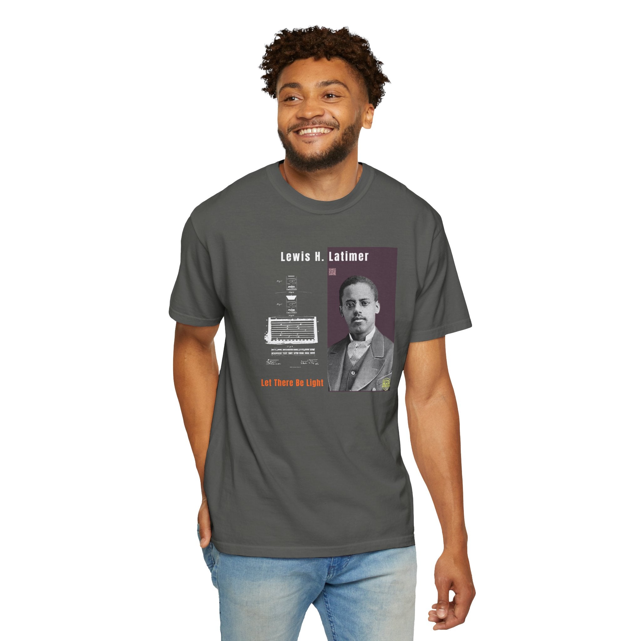 Lewis H. Latimer, Unisex, Historical Portrait T-shirt (City Champs)