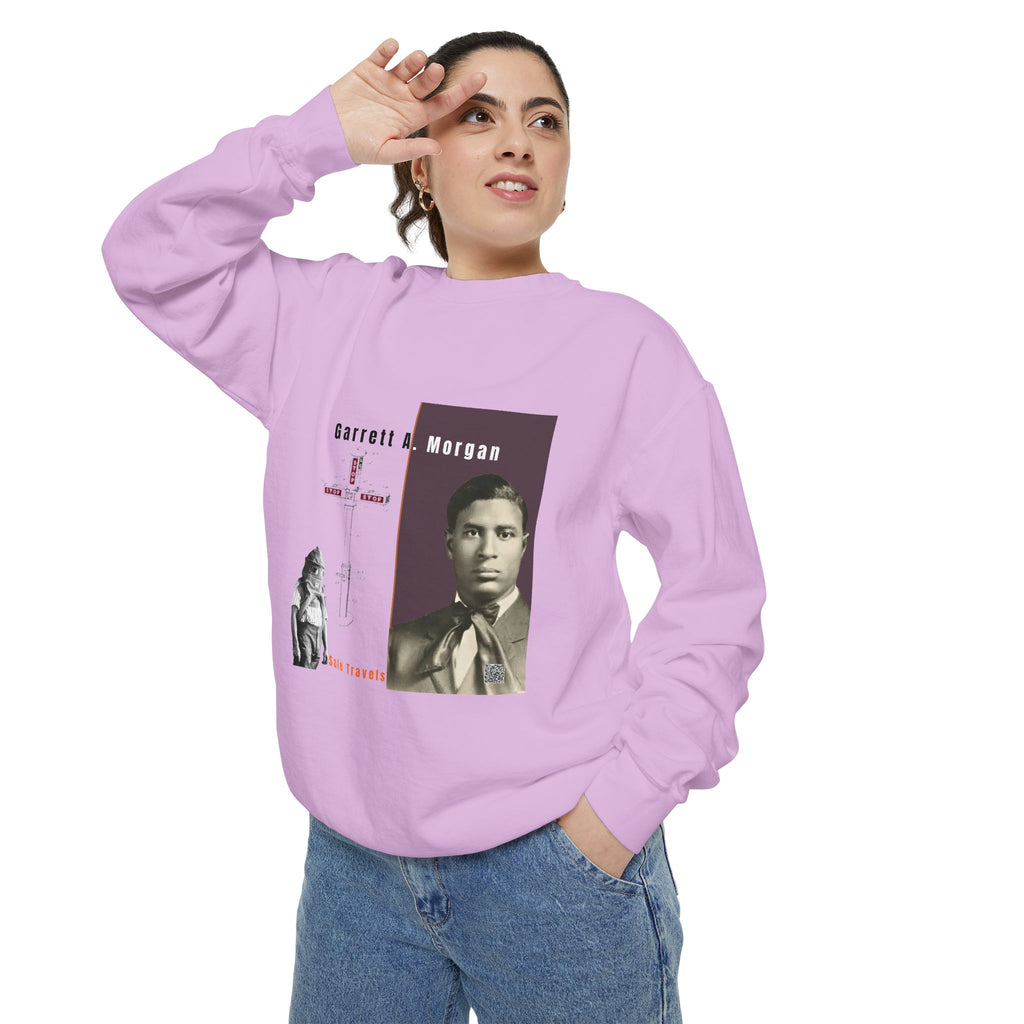 Garrett A. Morgan, Unisex, Garment-Dyed Sweatshirt