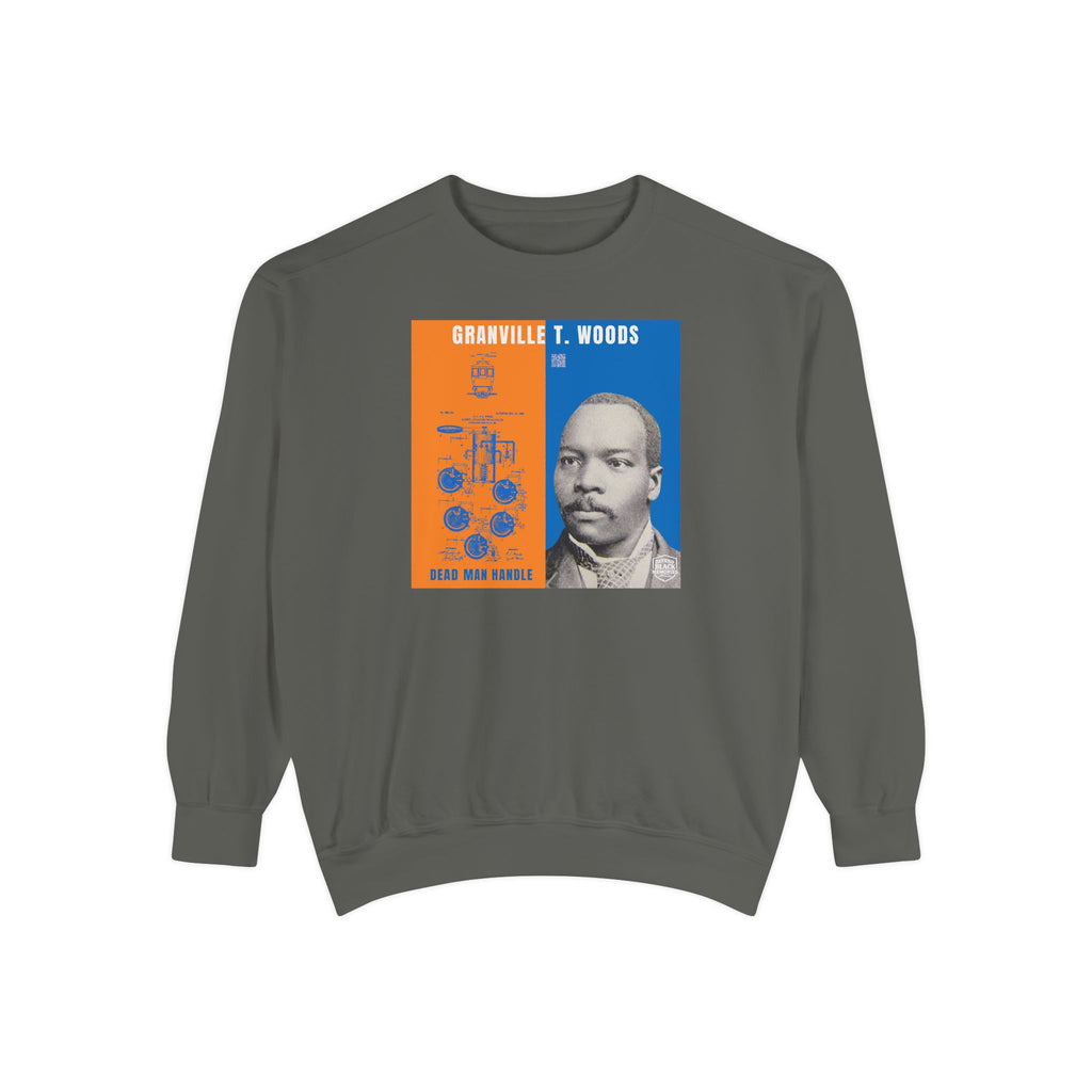 Granville T. Woods, Unisex, Historical Portrait Crewneck Sweatshirt (City Champs)