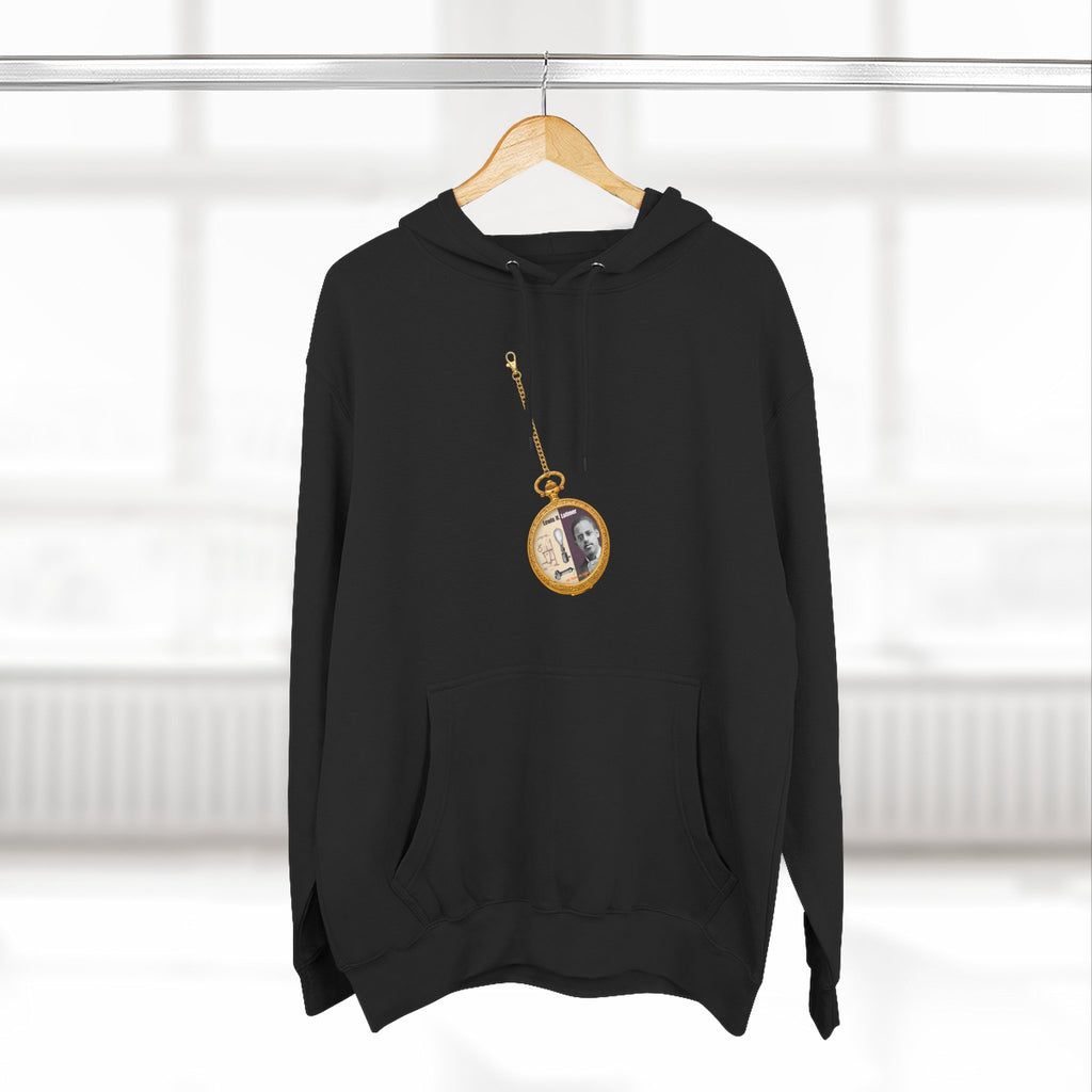 Lewis H Latimer Pocket Watch Three-Panel Fleece Hoodie