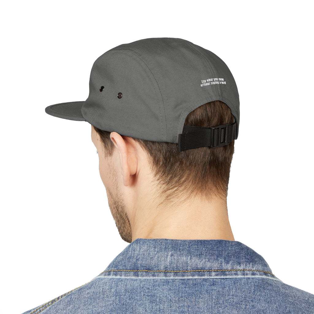 Embroidered Logo 5-Panel Cap