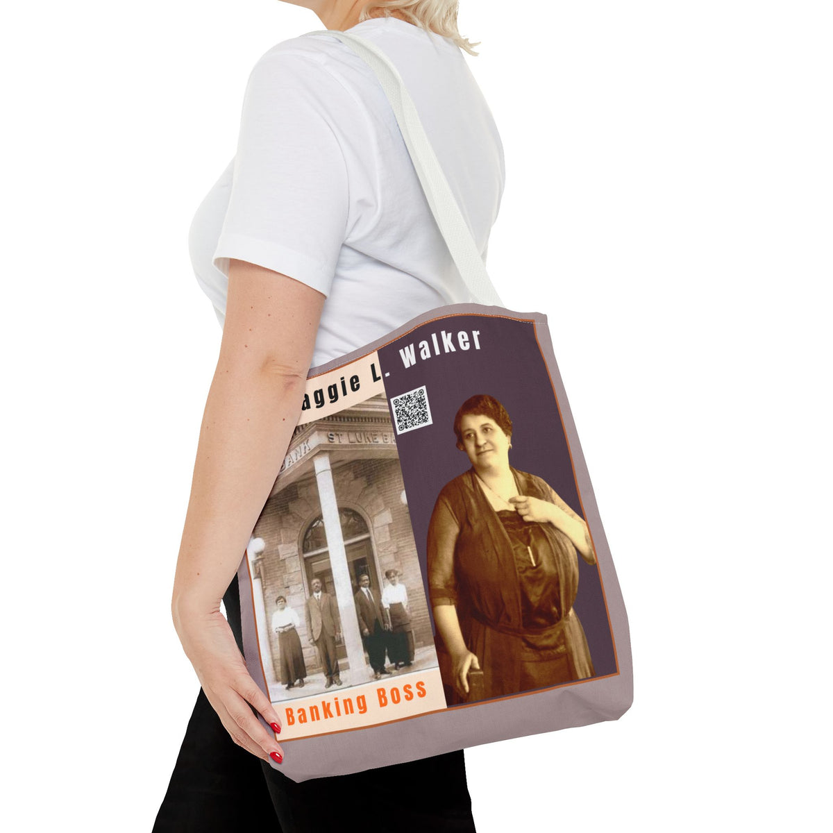 Maggie L. Walker Banking Boss Defend Black Memories Tote Bag