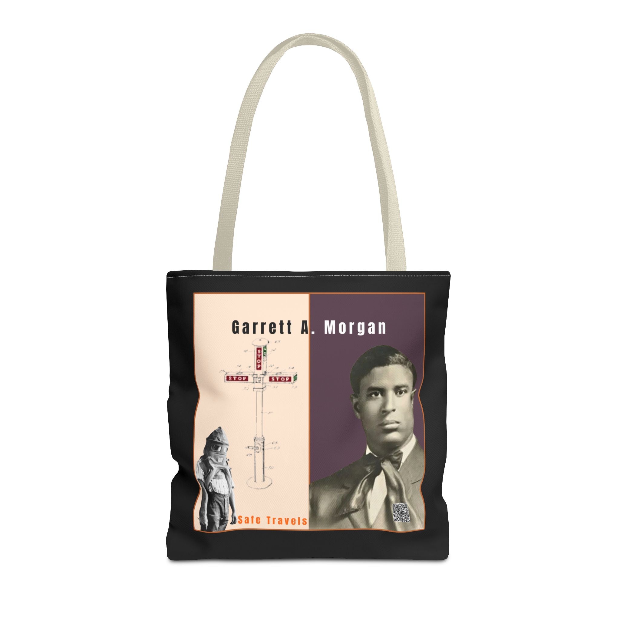 Garrett A. Morgan Historical Portrait Tote Bag Black