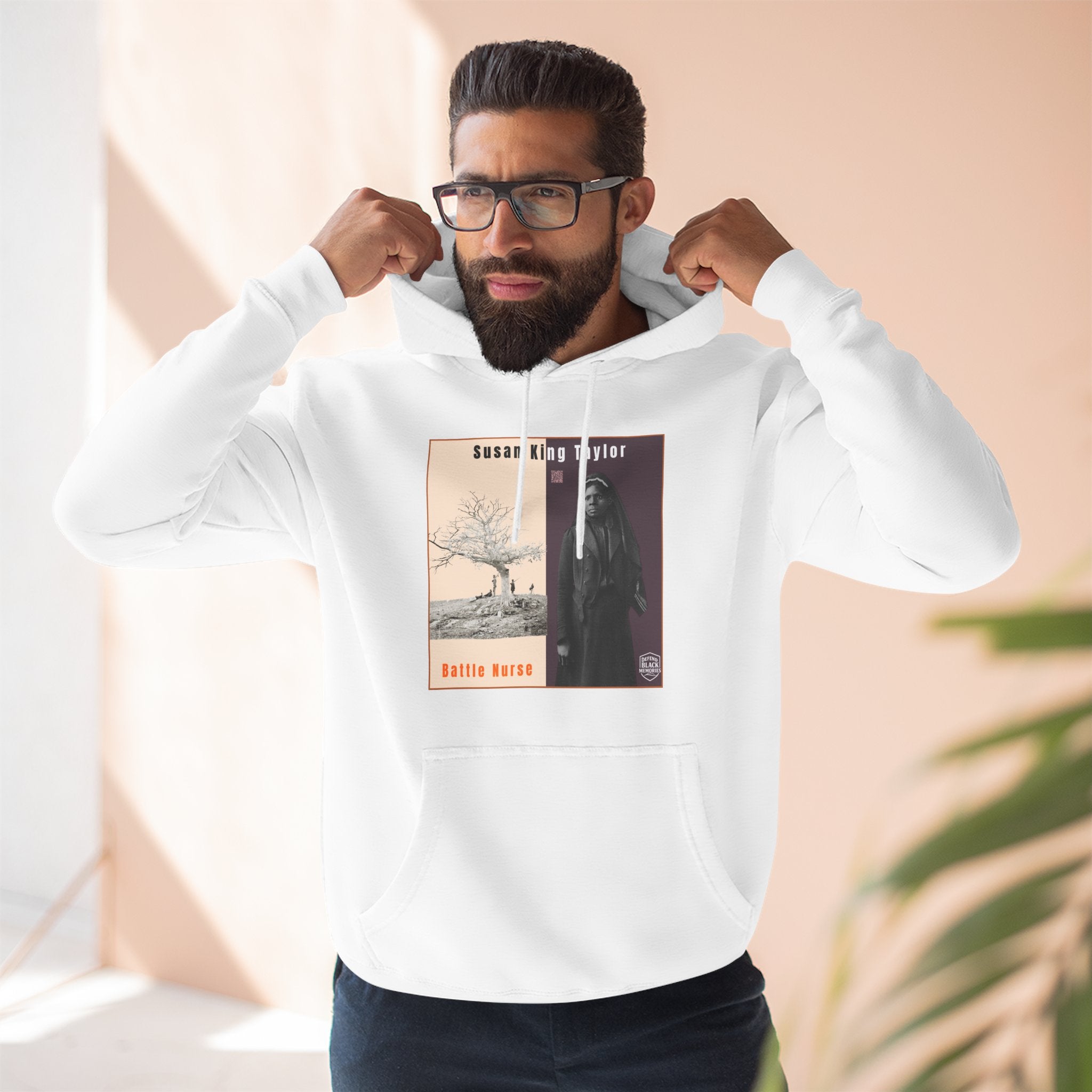 Susan King Taylor, Three-panel Historical Portrait Hoodie