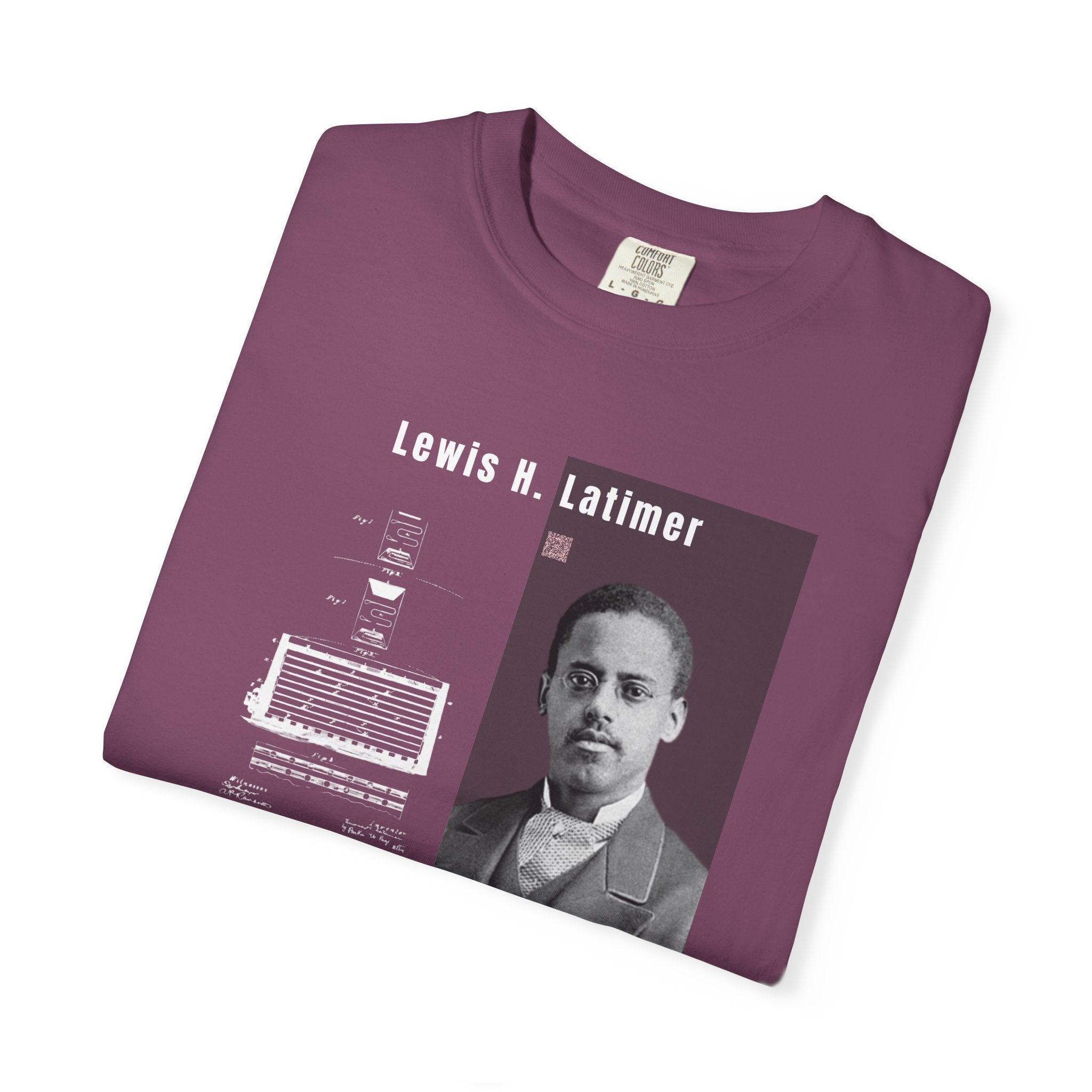 Lewis H. Latimer, Unisex, Historical Portrait T-shirt (City Champs)
