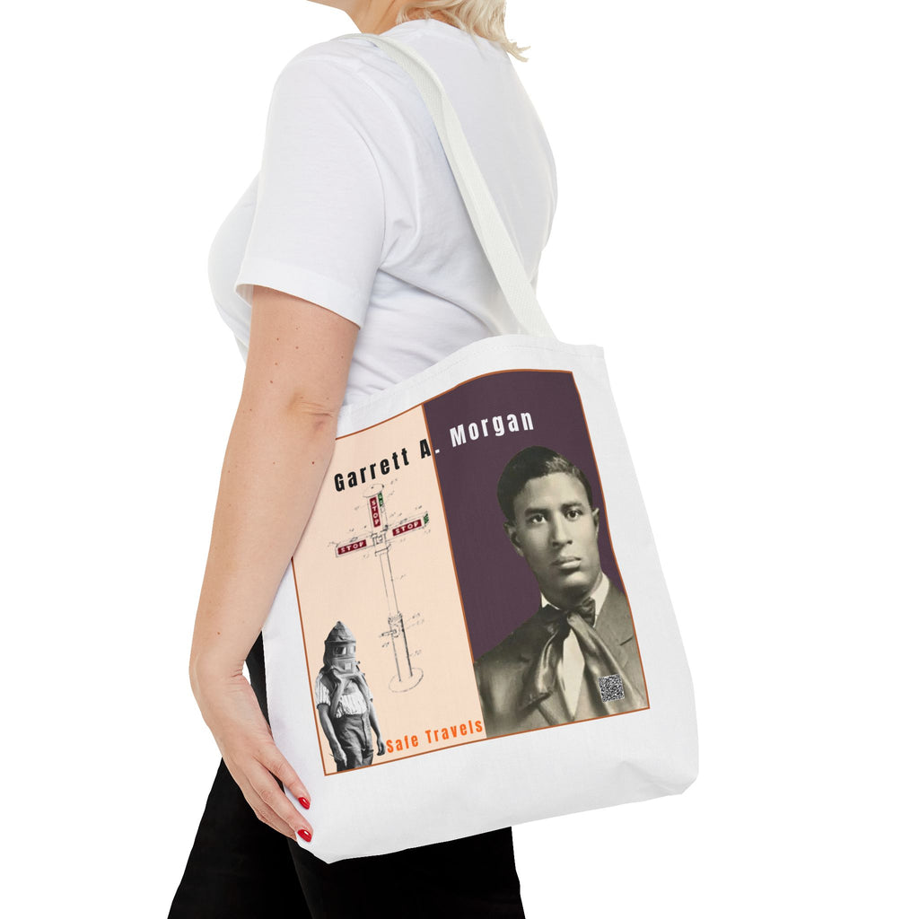 Garrett A. Morgan Historical Portrait Tote Bag (White)