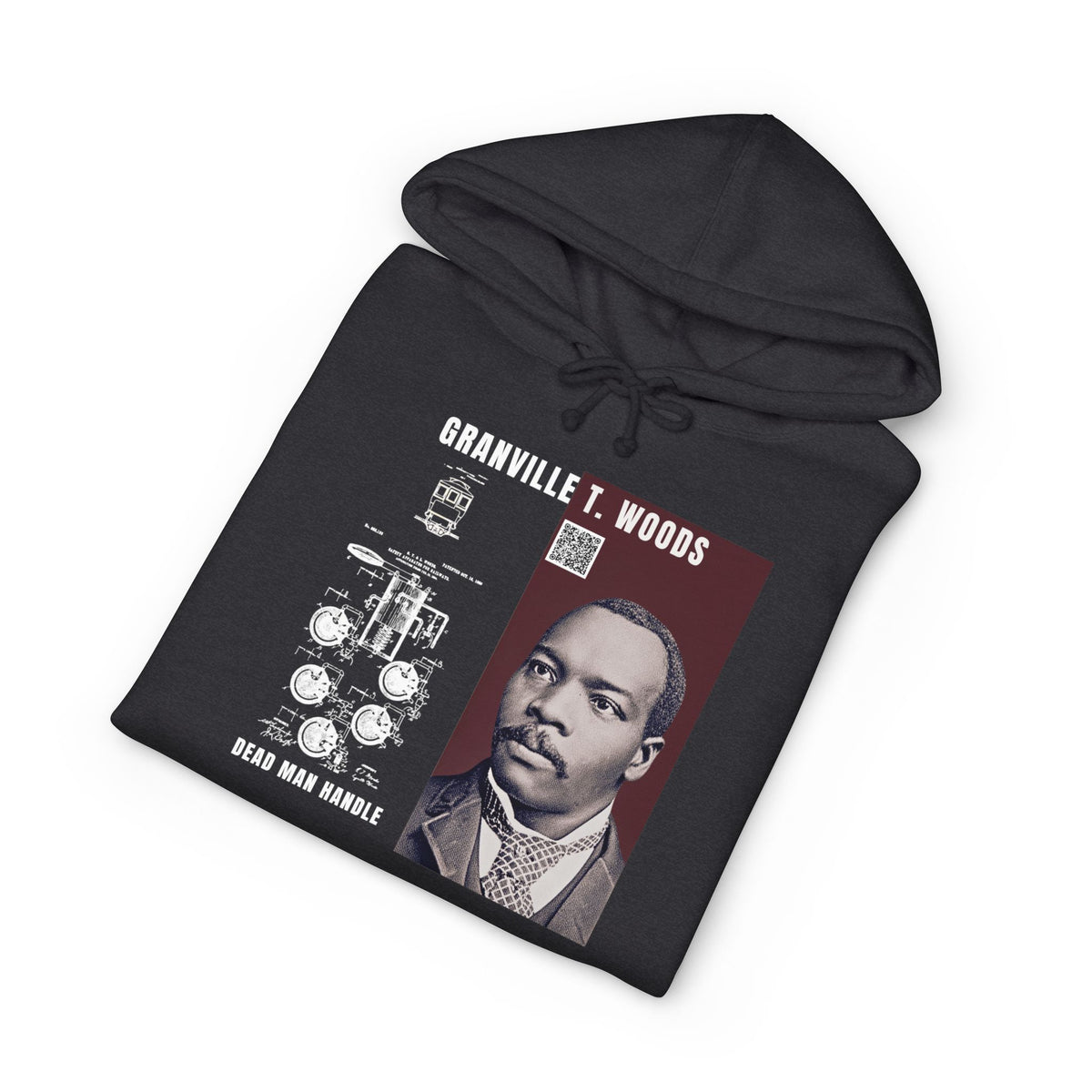 Granville T. Woods Portrait Hoodie -Historical Portrait Hoodie
