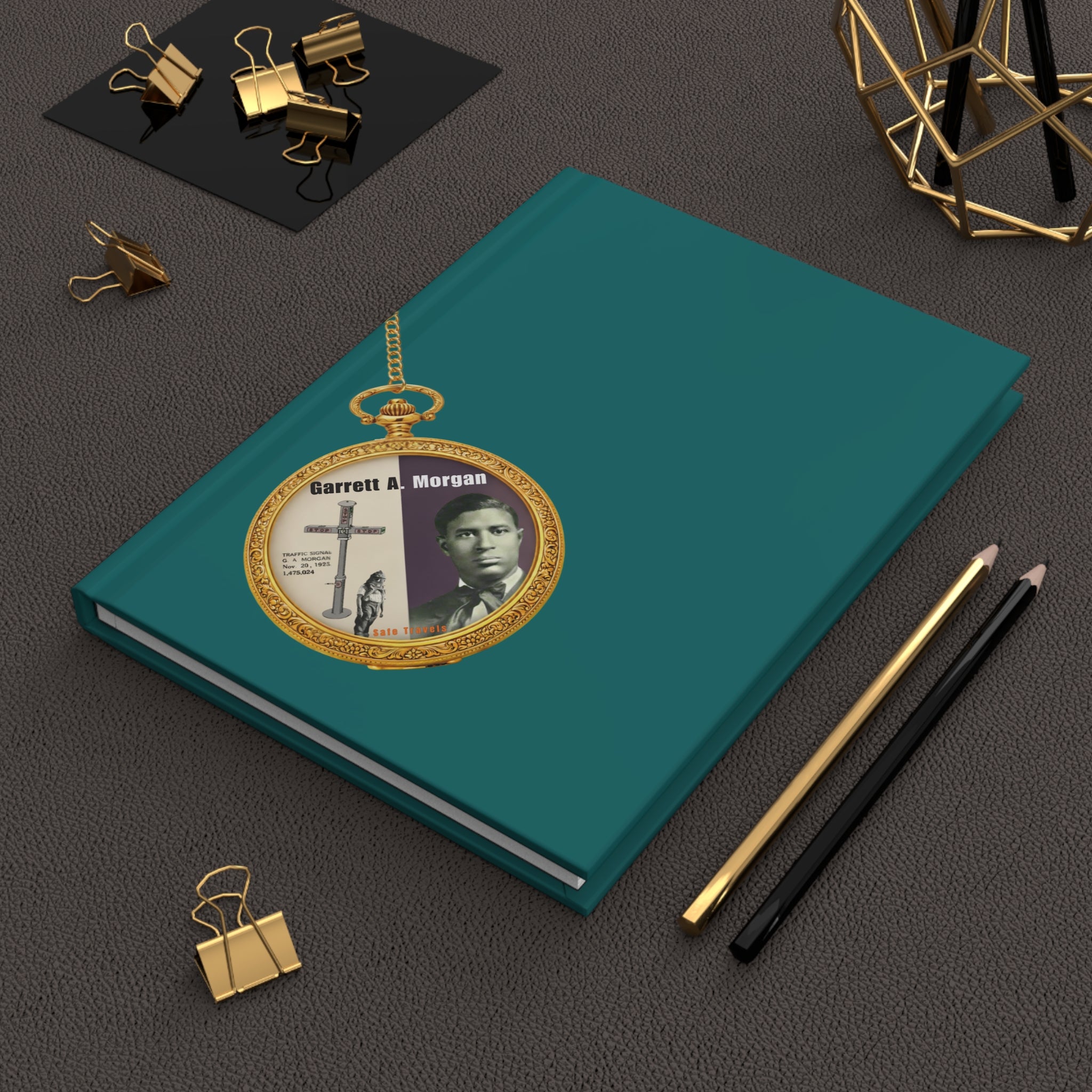 Garrett Augustus Morgan, Hardcover Journal Matte (Green)