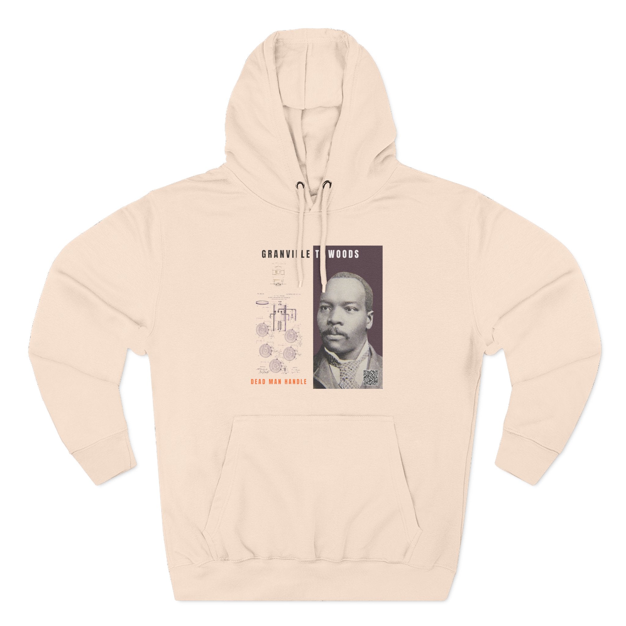 Granville T. Woods, Three-panel Historical Portrait Hoodie
