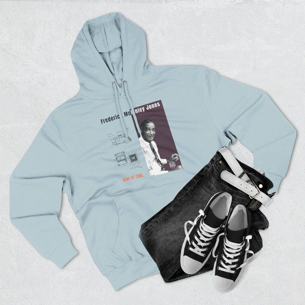 Frederick McKinley Jones, Unisex, Three-panel Historical Portrait Hoodie (City Champs)