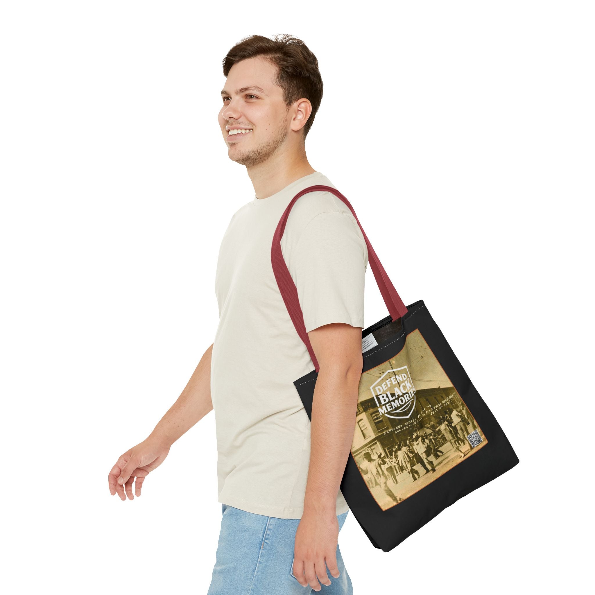 Tulsa Massacre Tote Bag (Black)
