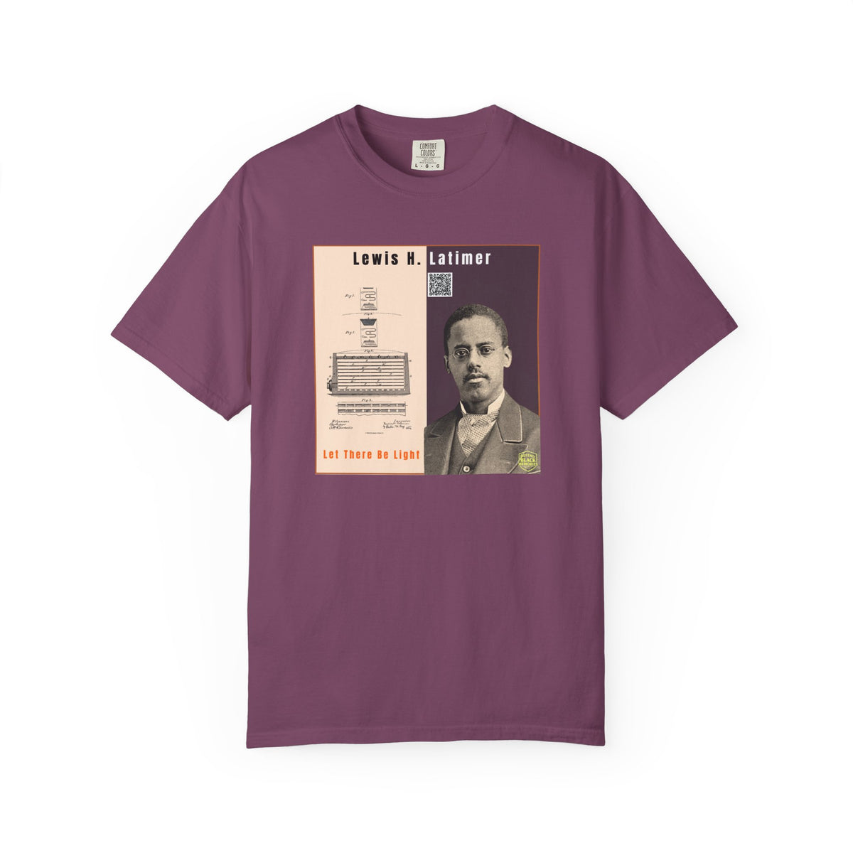 Lewis H. Latimer, Unisex, Historical Portrait T-shirt (City Champs)