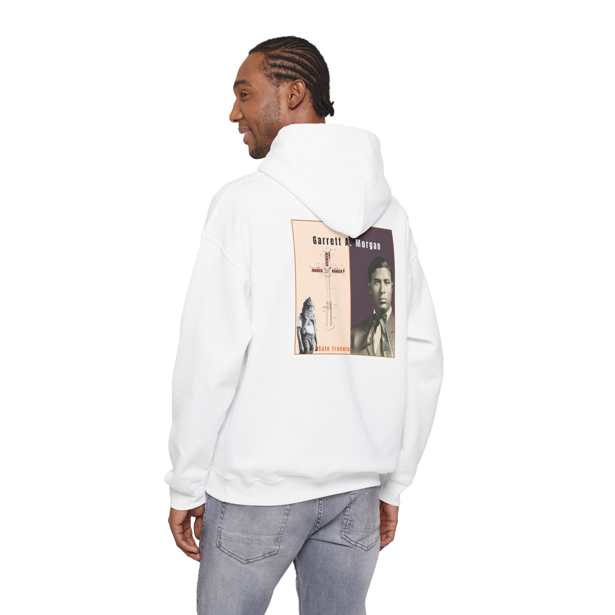 Garrett A. Morgan, Unisex, Historical Portrait, Heavy Blend™ Hooded Sweatshirt