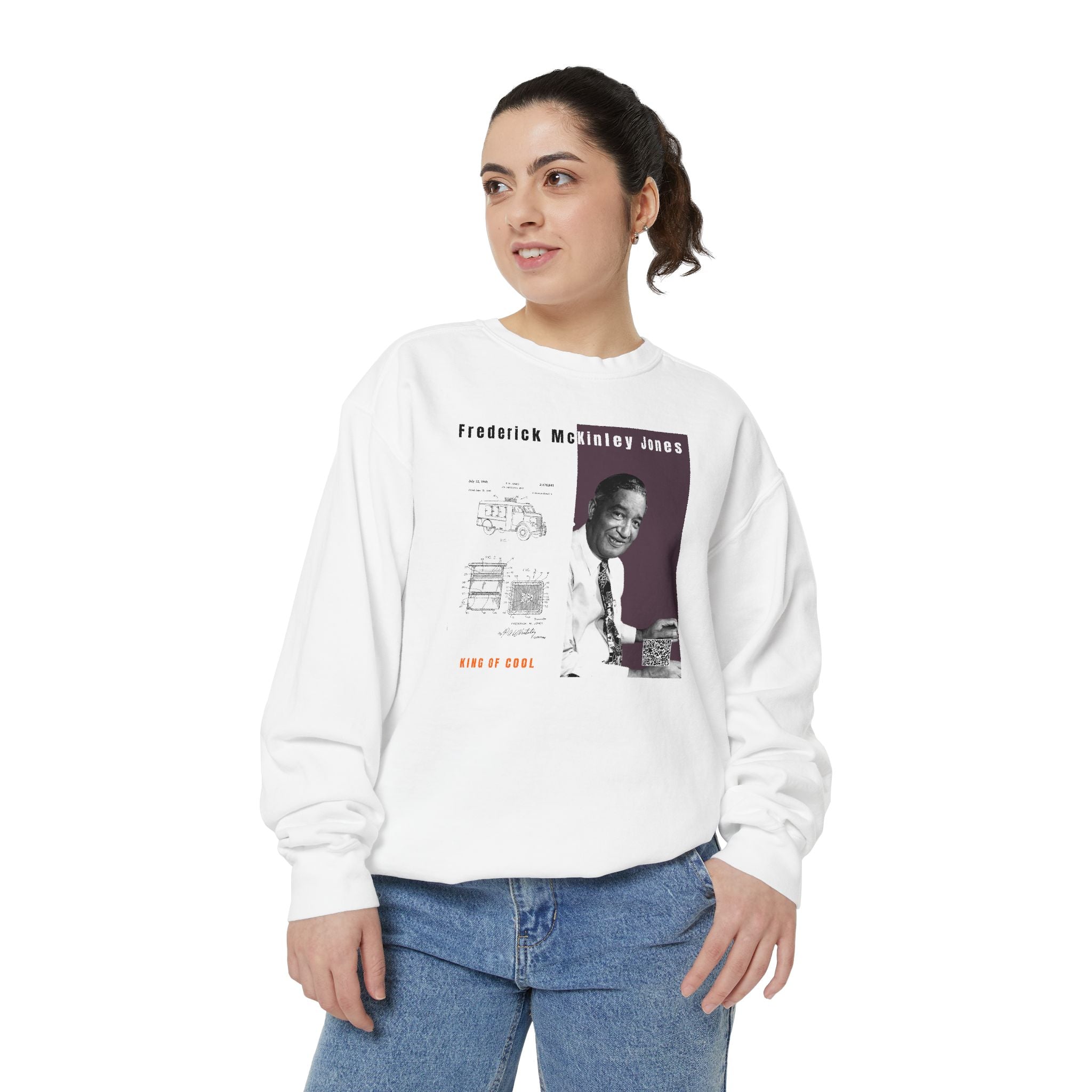 Frederick McKinley Jones, Unisex, Garment-Dyed Sweatshirt