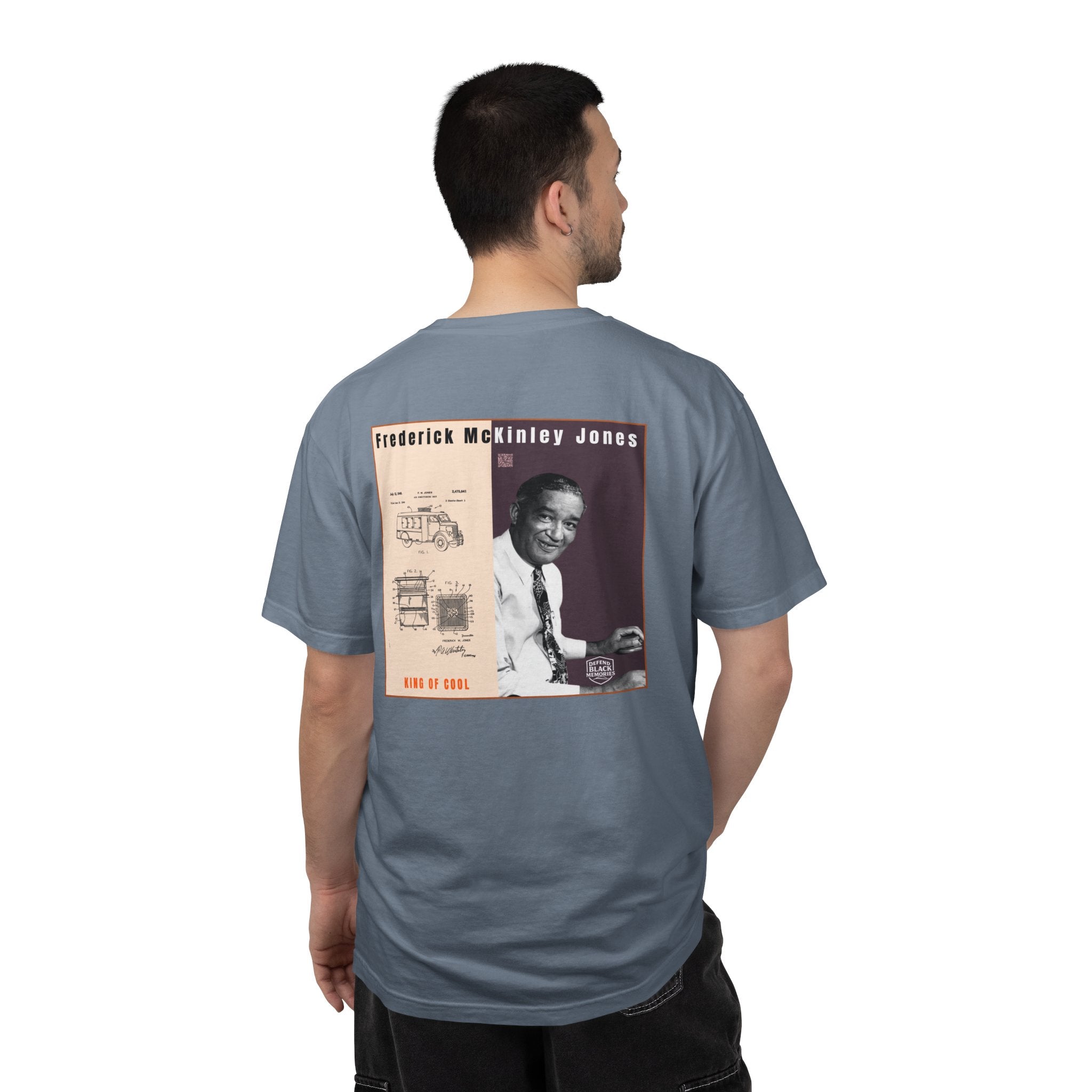 Frederick McKinley Jones, 2 Side, Unisex, Historical Portrait T-shirt (CIty Champs)