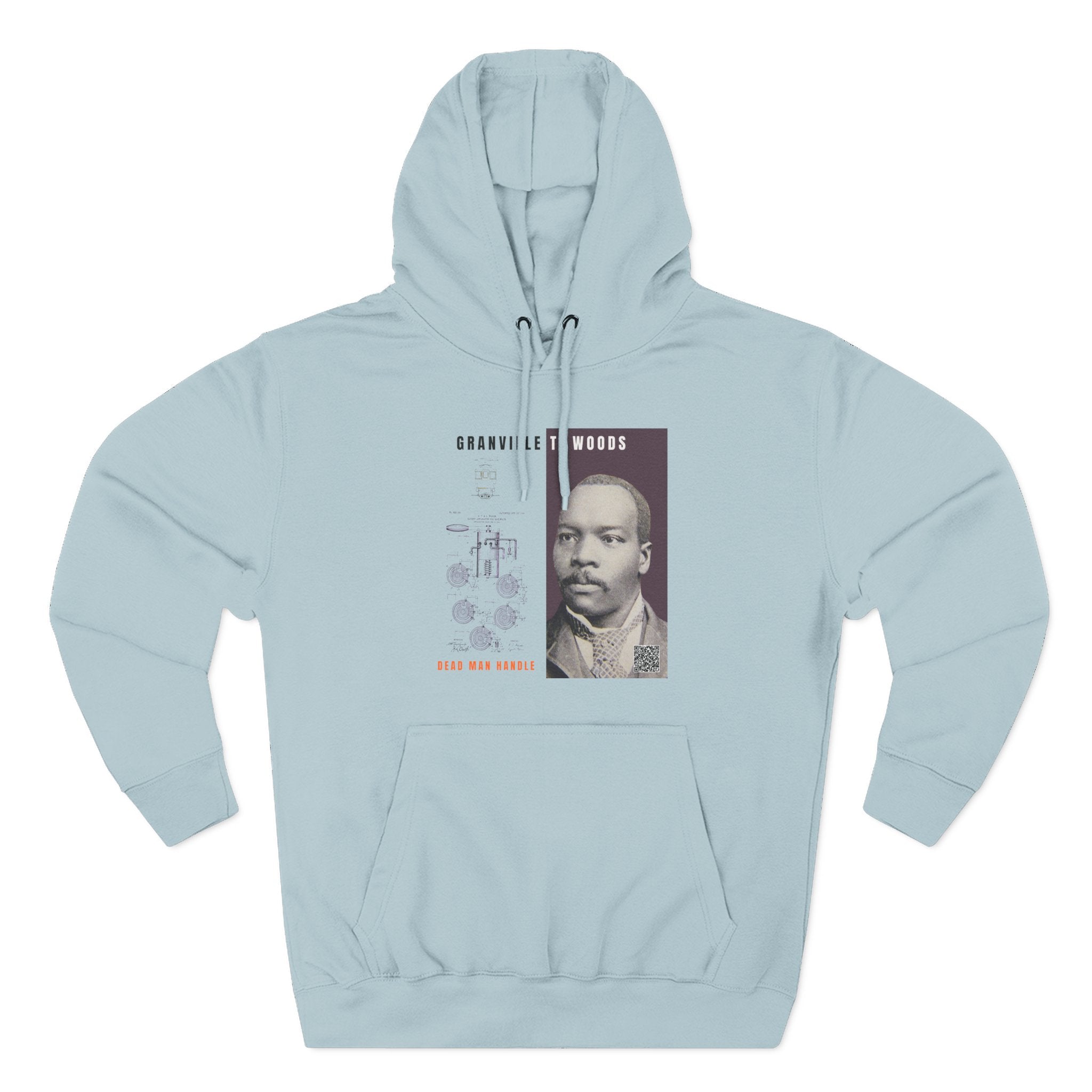 Granville T. Woods, Three-panel Historical Portrait Hoodie