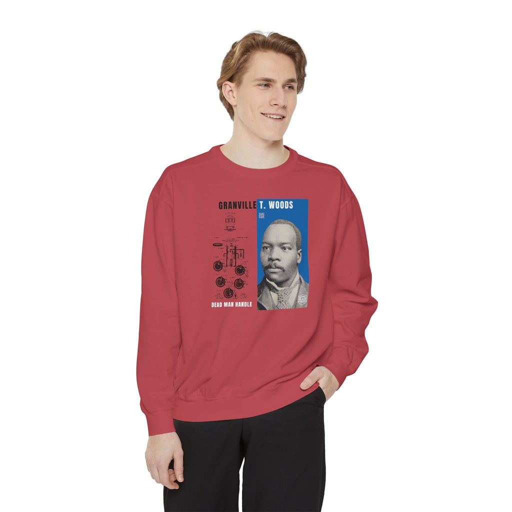Granville T. Woods, Unisex, Historical Portrait Crewneck Sweatshirt (City Champs)
