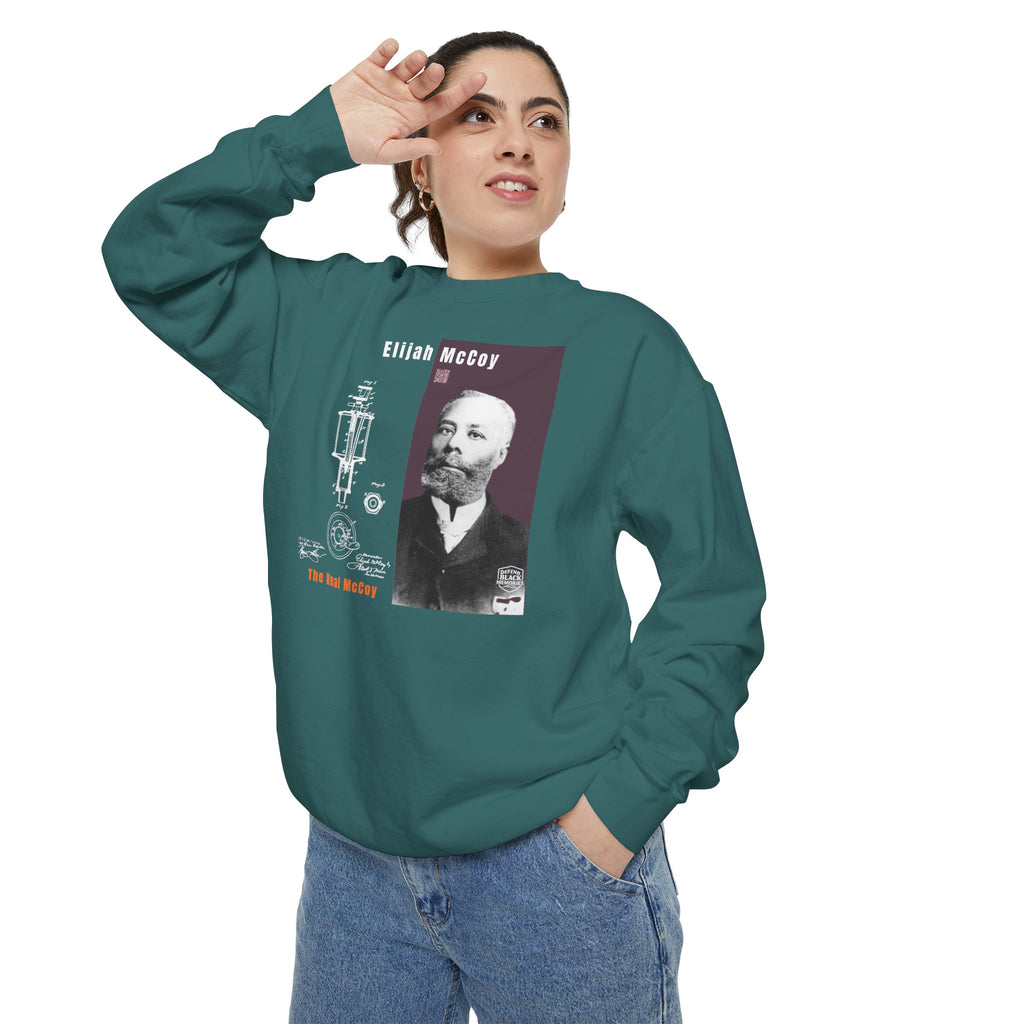 "The Real McCoy" Elijah McCoy Garment Dyed Tribute Sweatshirt (City Champs)