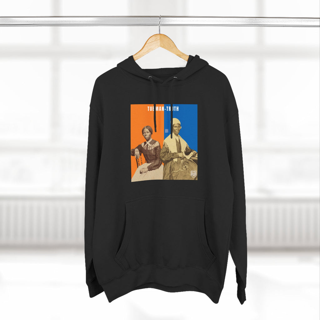 Tubman-Truth Three-panel, Historical Portrait Hoodie