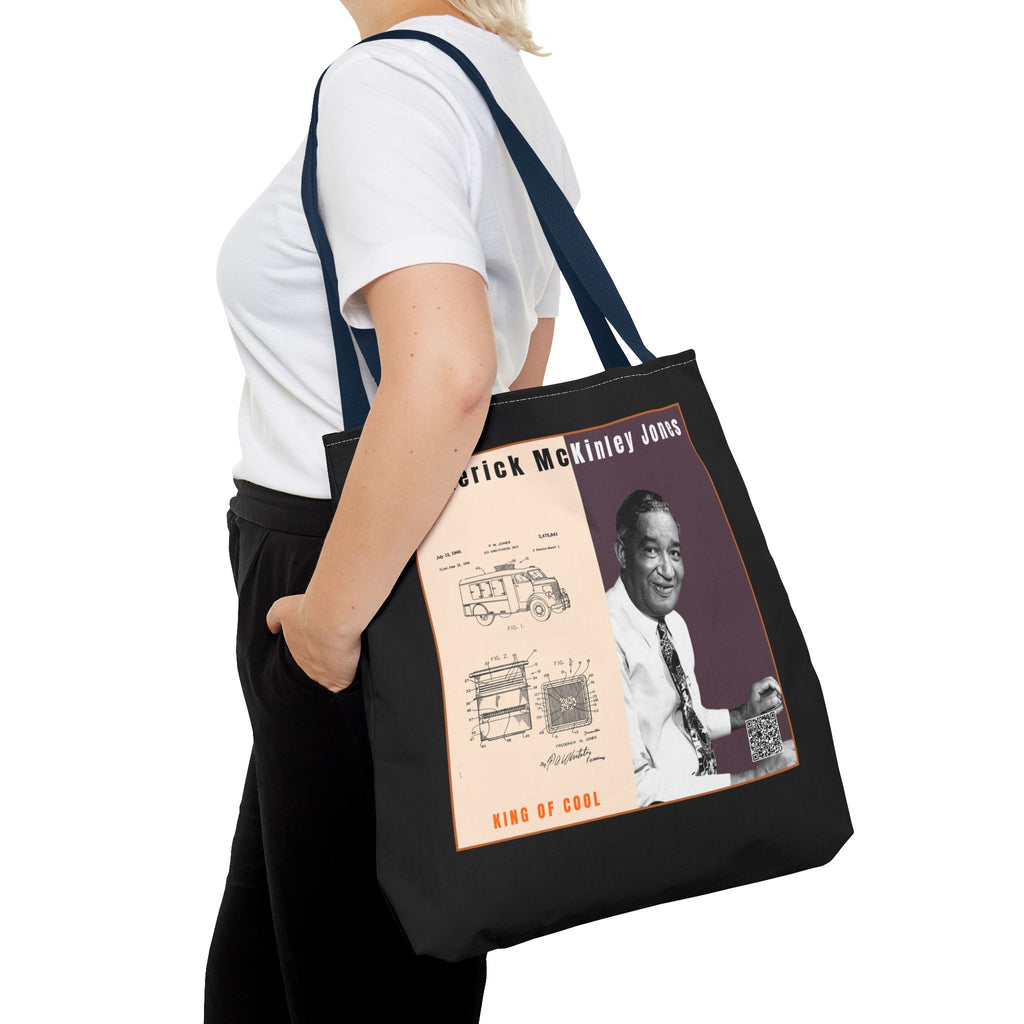 Frederick McKinley Jones, Historical Portrait Tote Bag (Black)