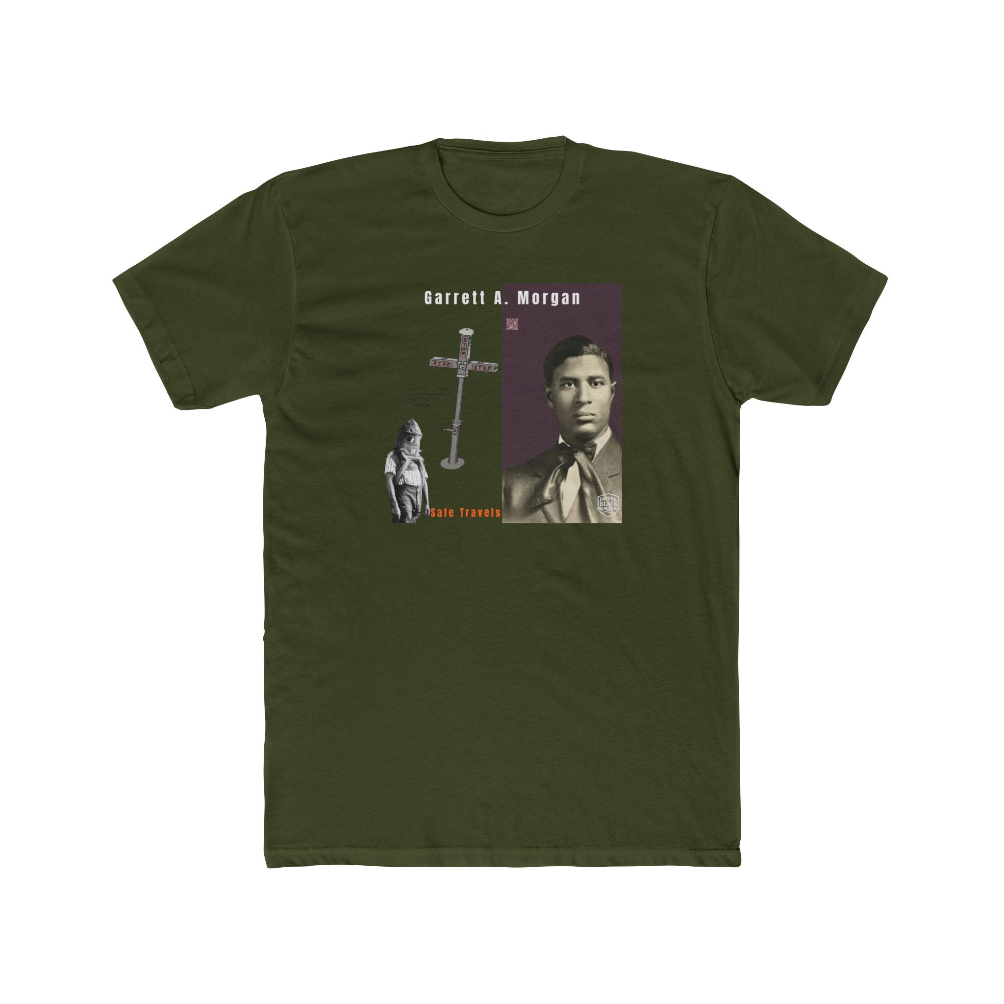 Garrett A. Morgan, Unisex, Historical Portrait T-Shirt (City Champs)