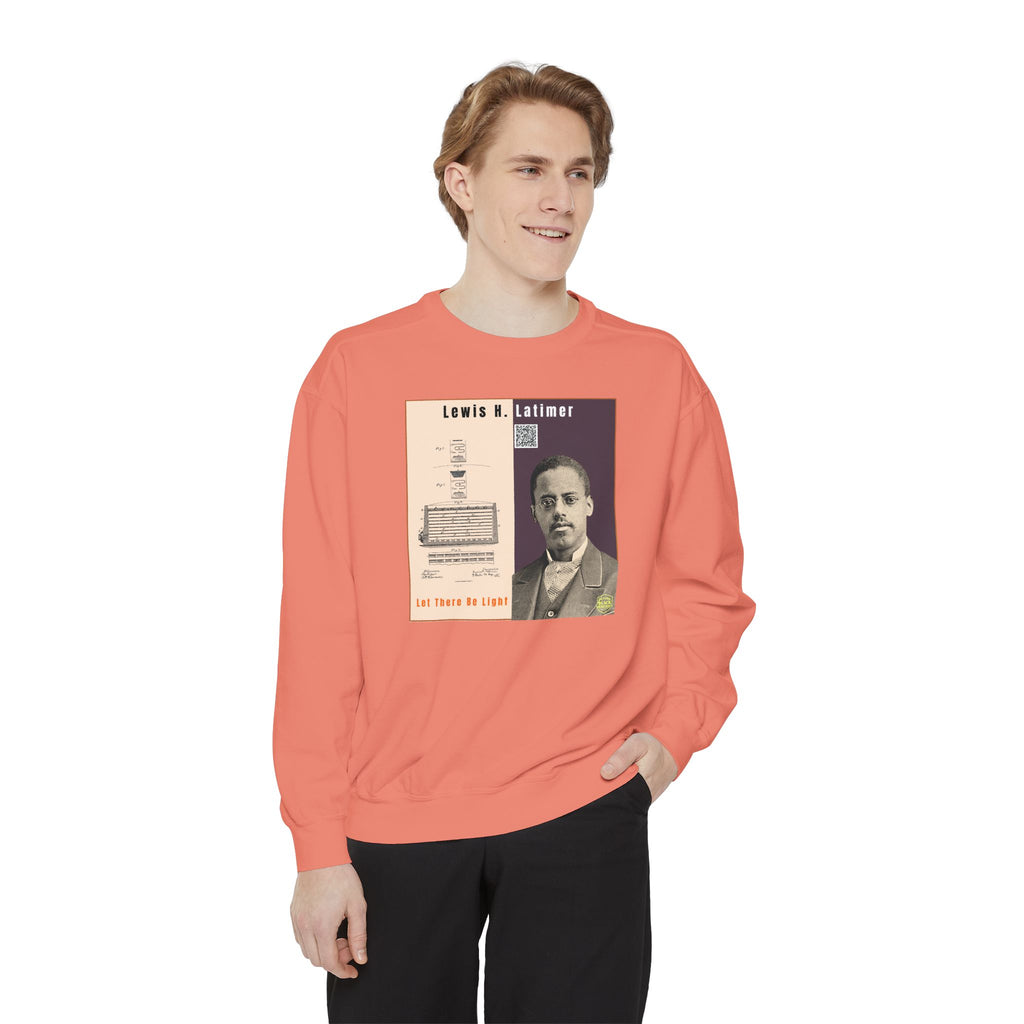 Lewis Latimer Unisex Garment-Dyed Sweatshirt (City Champs)