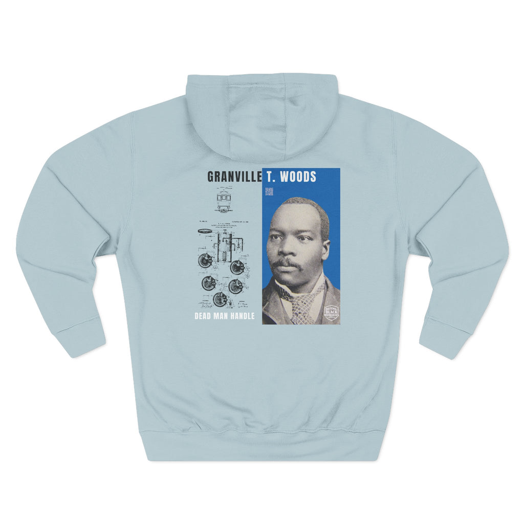 Granville T. Woods, 2 Side, Three-Panel Fleece Hoodie