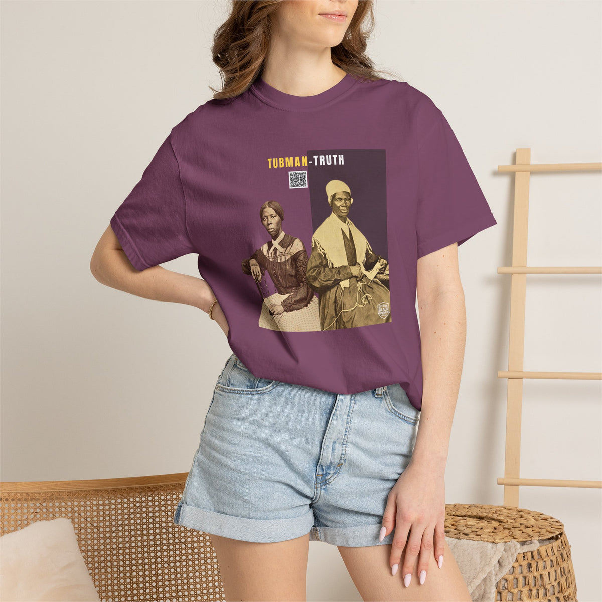 Tubman-Truth Historical Portrait Graphic Tee (City Champs)