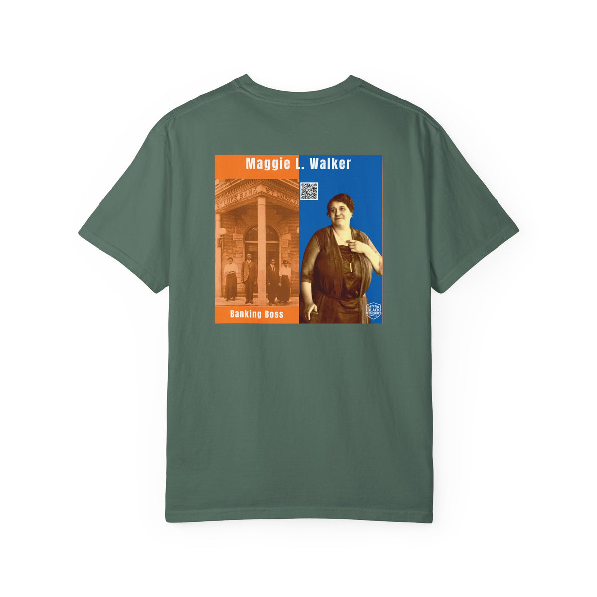 Maggie L. Walker, Unisex, 2 Side Historical Portrait T-shirt