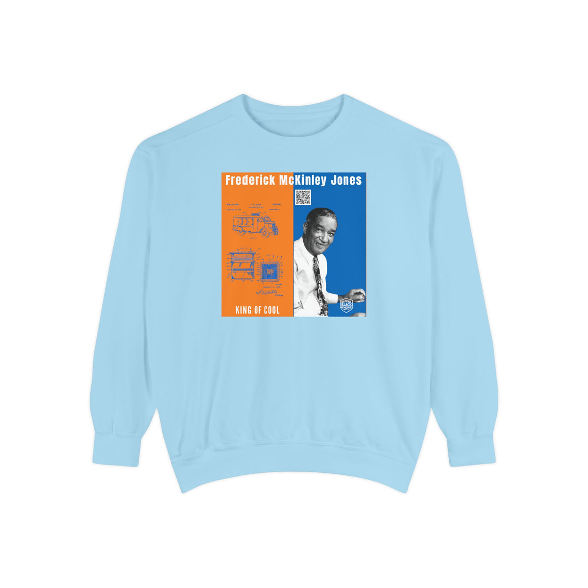 Frederick McKinley Jones, Unisex, Garment-Dyed Sweatshirt (City Champs)