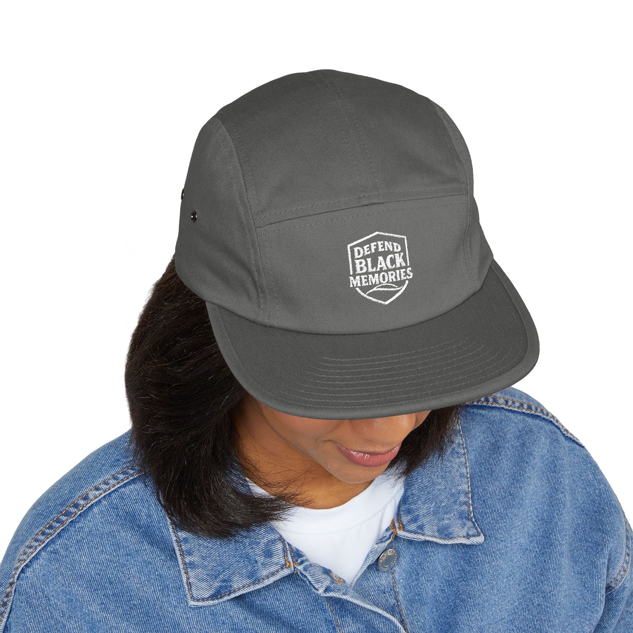 Defend Black Memories Embroidered 5-Panel Cap