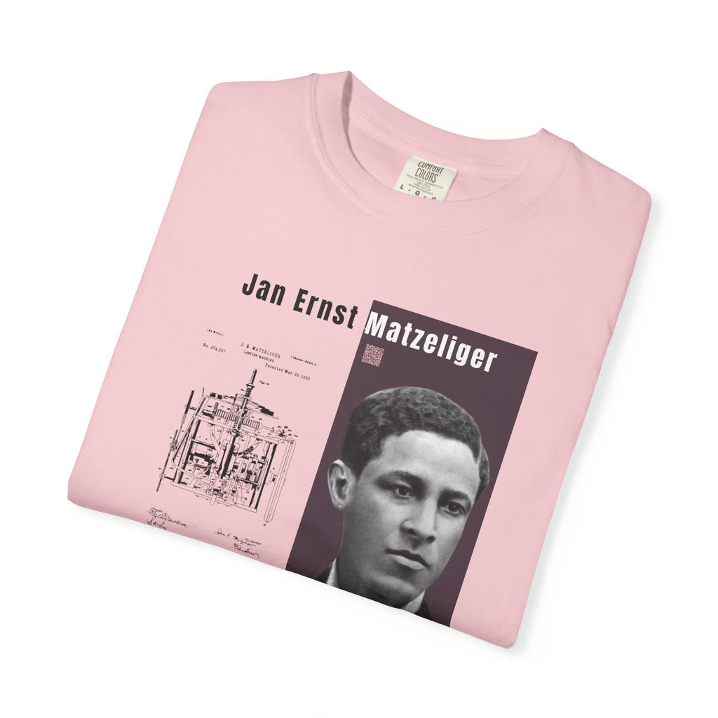 Jan Ernst Matzeliger Portrait T-Shirt – Historical Inventor Graphic Tee (City Champs)