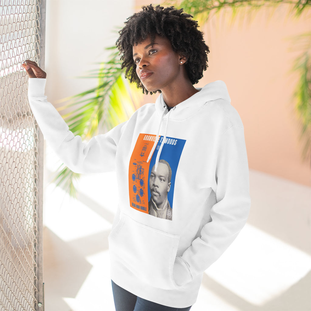 Granville T. Woods, Three-panel Historical Portrait Hoodie (City Champs)