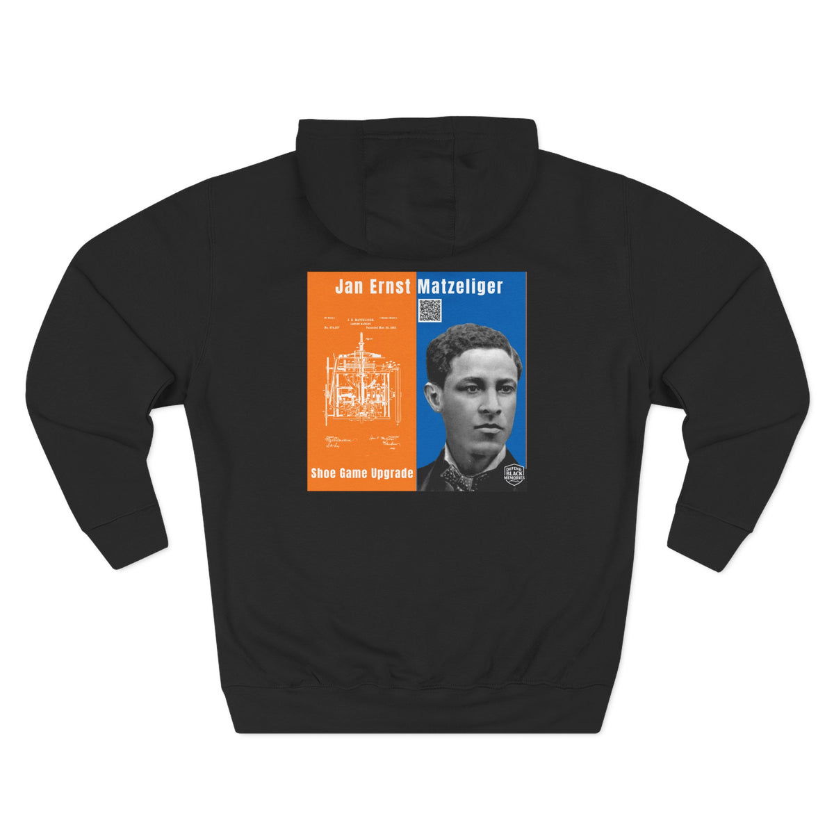 Jan E. Matzeliger Three-Panel Historic Portrait Hoodie (City Champs)