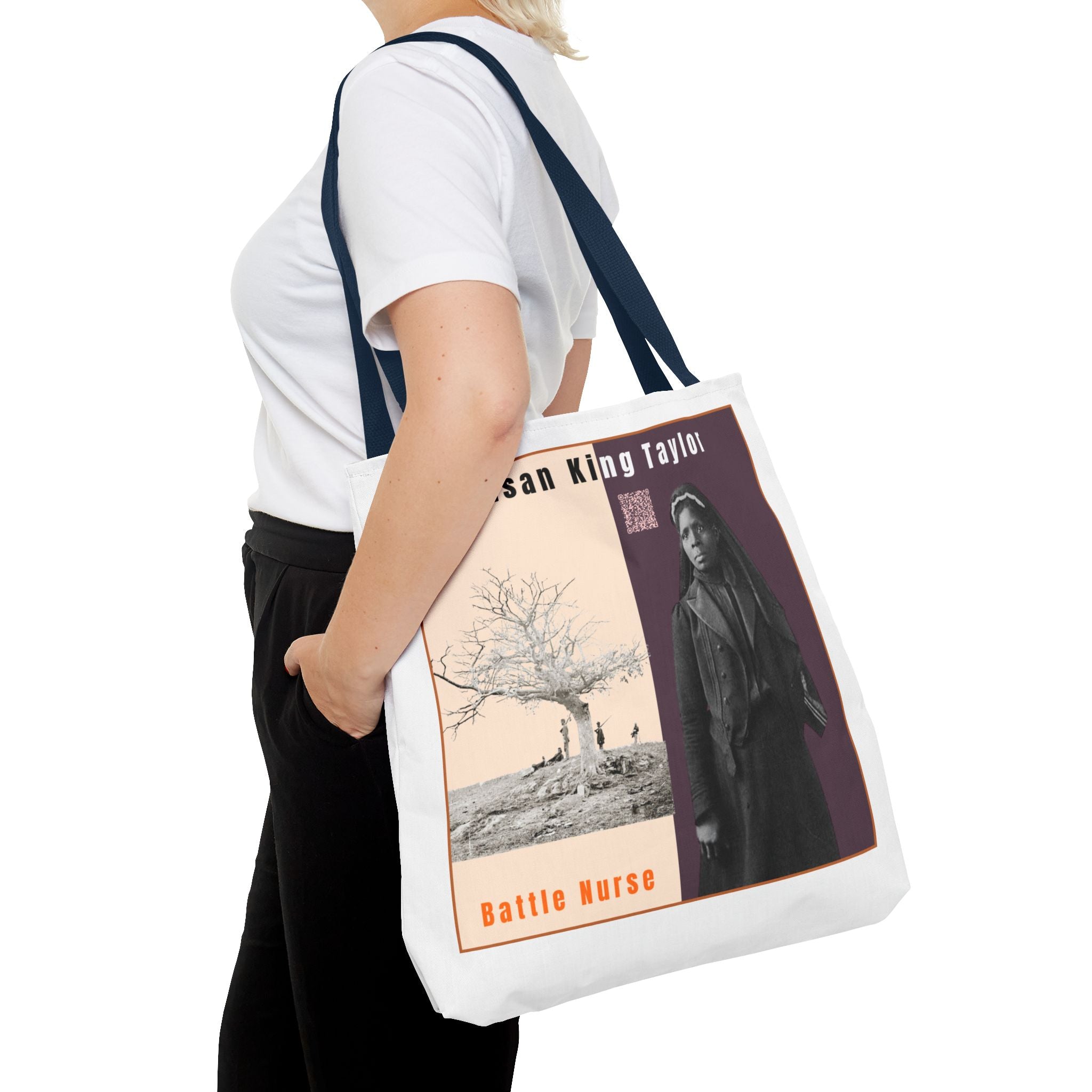 Susan King Taylor Tote Bag (White)