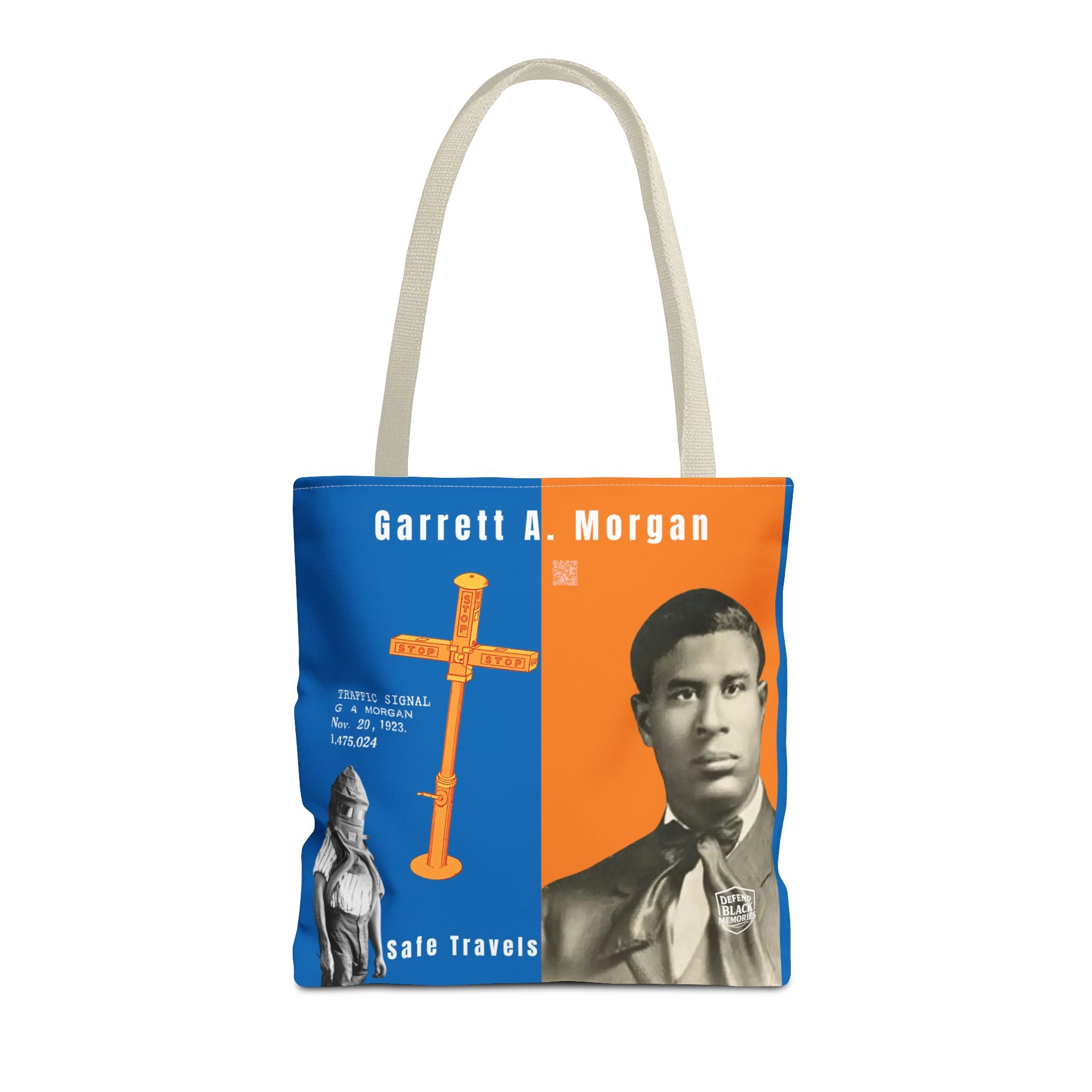Garrett A. Morgan Tribute Tote Bag (Double Side City Champs Blue)