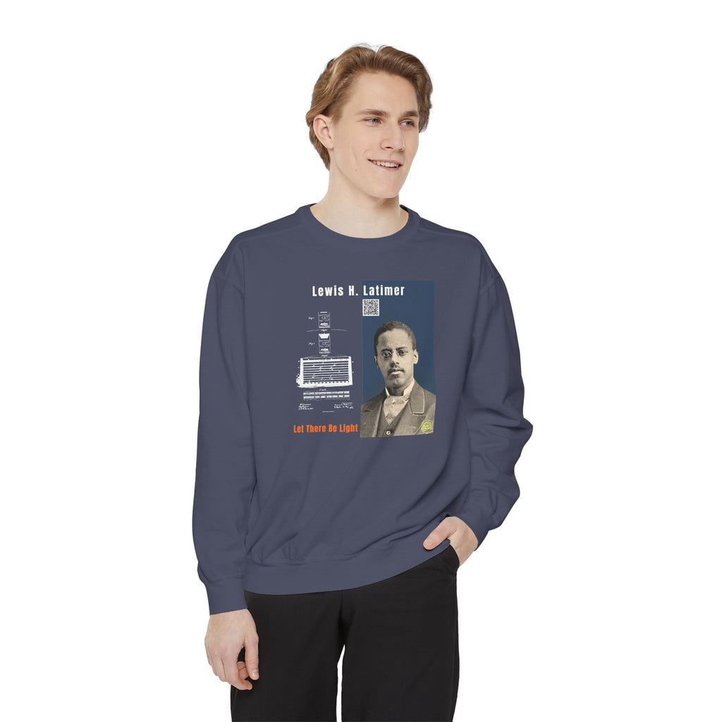 Lewis Latimer Unisex Garment-Dyed Sweatshirt (City Champs)