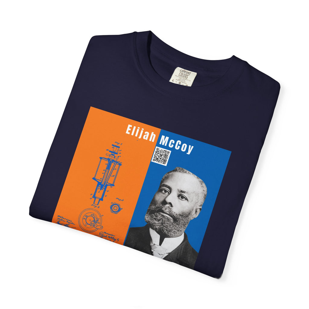 Elijah McCoy Portrait T-Shirt – Historical Inventor Graphic Tee (City Champs)