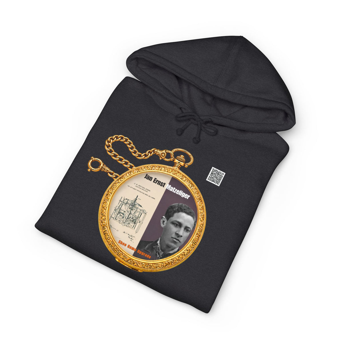 Jan Ernst Matzeliger Historical Portrait Pocket Watch Hoodie