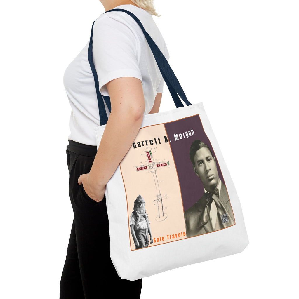 Garrett A. Morgan Historical Portrait Tote Bag (White)