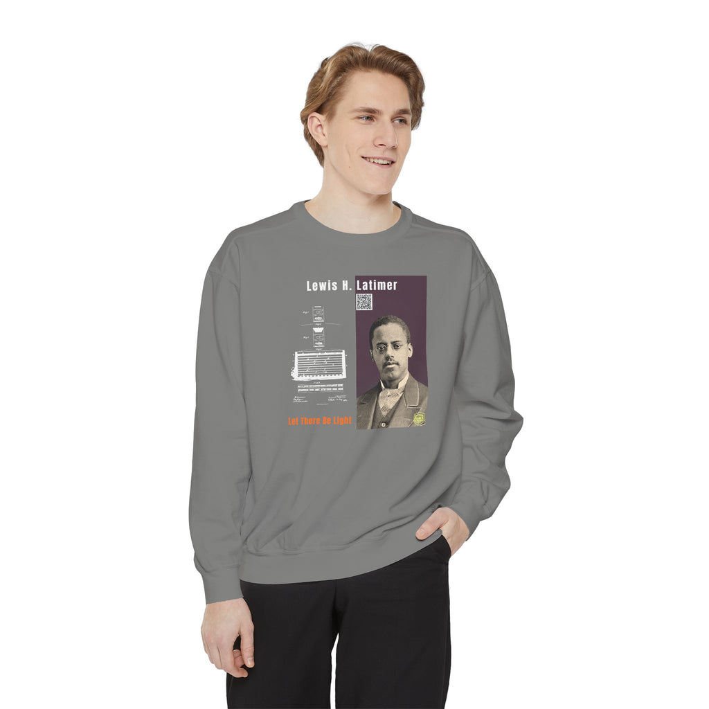 Lewis Latimer Unisex Garment-Dyed Sweatshirt (City Champs)