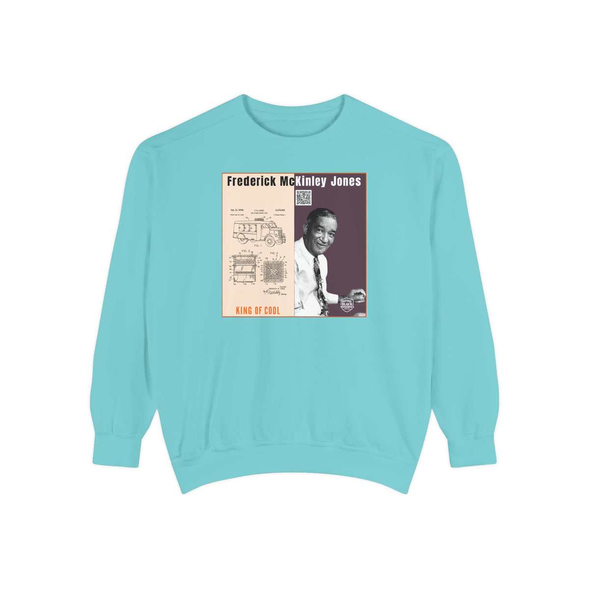 Frederick McKinley Jones, Unisex, Garment-Dyed Sweatshirt (City Champs)