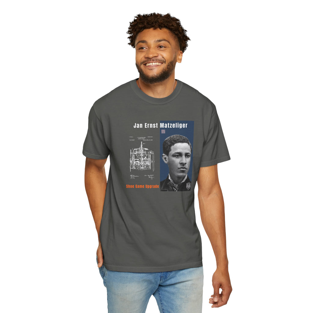 Jan Ernst Matzeliger Portrait T-Shirt – Historical Inventor Graphic Tee (City Champs)